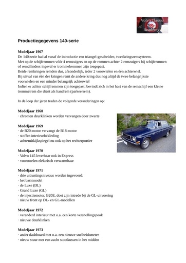 Productiegegevens 140
