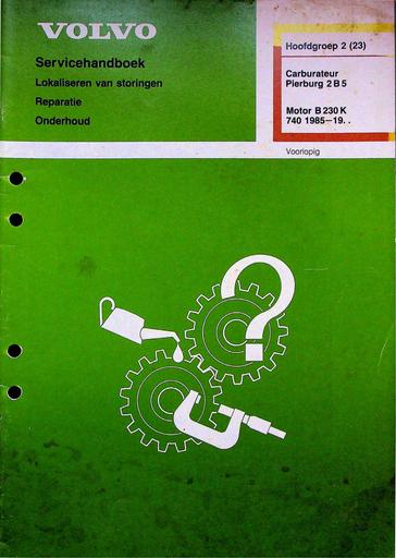 B230K Pierburg 2B5 '85 '92