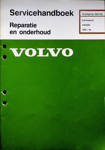 Rep  Onderh  Carrosserie 340, 360 '76 '83