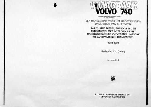 740 4 cyl Benzinemotoren '84 '89