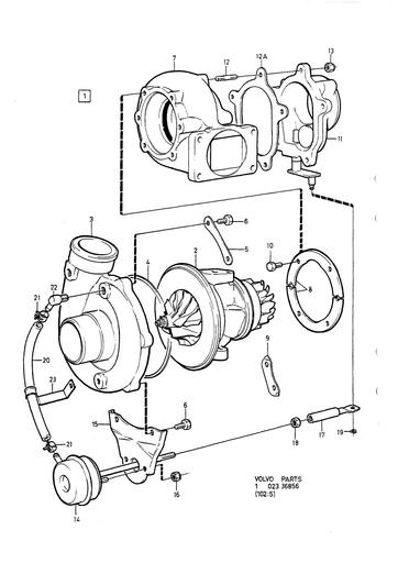Turbocompressor 1336732, 1317424, 1326425