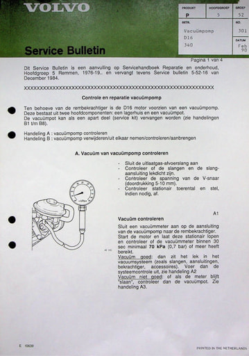 Bulletin Vacuumpomp D16 340