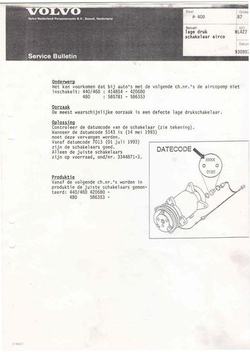 Bulletin 400 Schakelar airco Sept'93