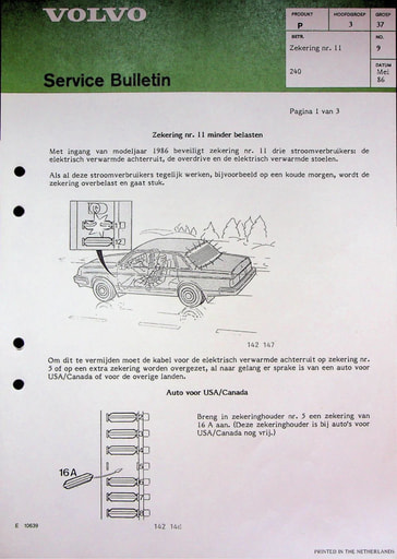 Service Bulletin Zekering 11 86 90