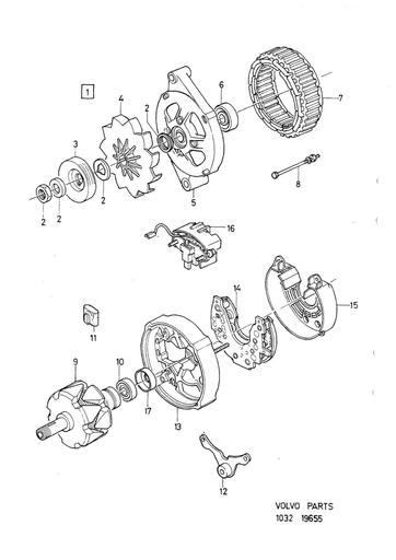 Dynamo A13N289 Valeo CH 192976 Excl D19T