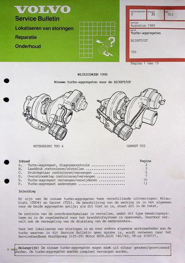 700 B230FT, GT Turbo '89