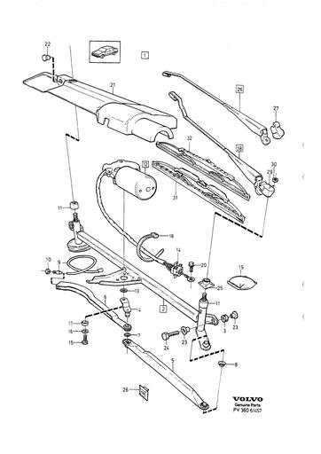 Ruitenwissers Elektrolux 2 LHD
