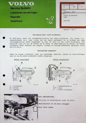 740 760 D24 Lucht oliekoeler '87