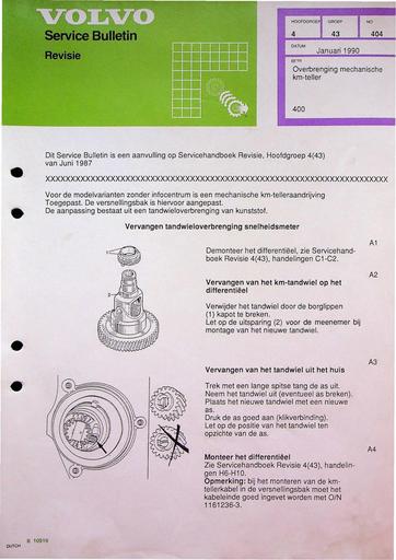 Bulletin 400 Mech  Km teller Jan'90