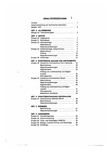 Specificaties 1800E ES 1972