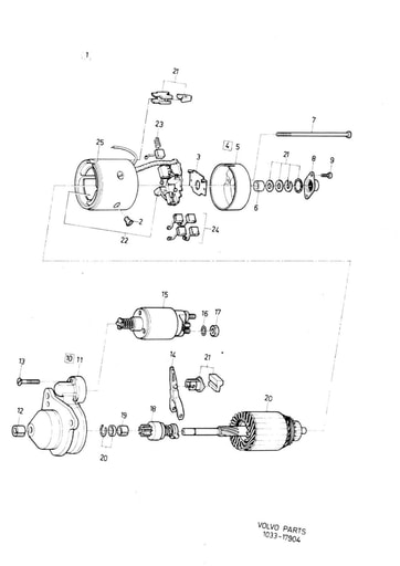 B172 Bosch Startmotor