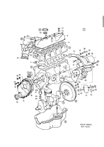 B14 Motor compleet