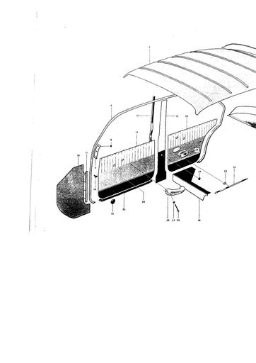 Bekleding hemel, deur en hoedenplank 119   125
