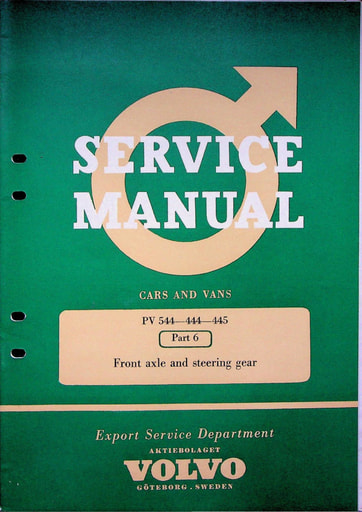 Manual PV444, 445, 544 Vooras en stuurinrichting