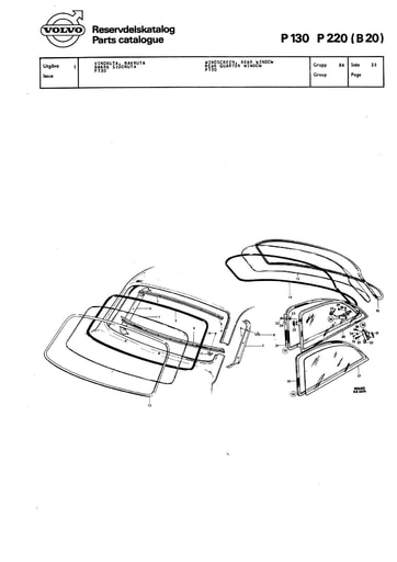 P130 Ramen, sierlijsten, rubbers