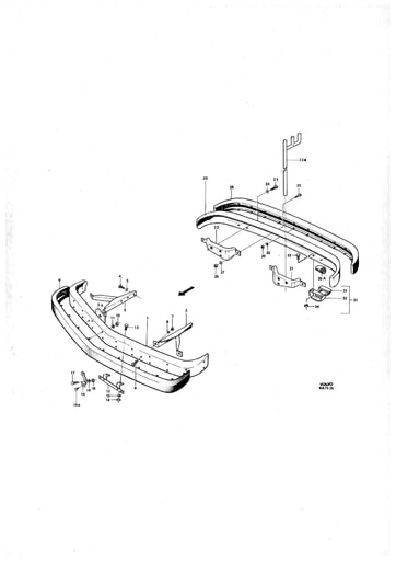 Bumpers, kentekenplaathouder