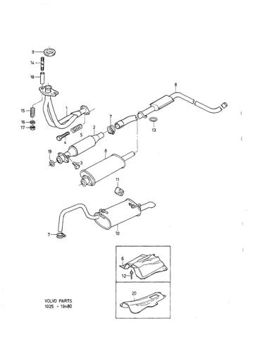 Uitlaatsysteem B18E, F, Turbo, Handschakeling