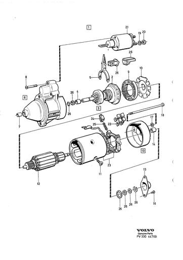 D24TIC Startmotor Bosch