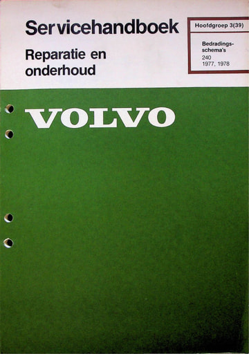 Rep  Onderh  Bedradingsschema's 240 '77 '78