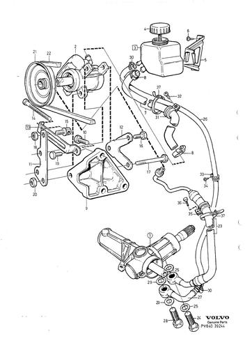 Pomp stuurbekrachtiging B200, B230  3