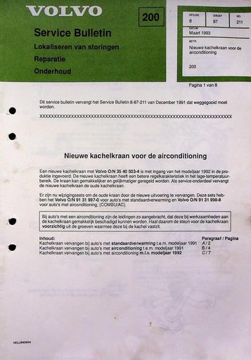 Manual 200 Kachelkraan AC Mrt'93