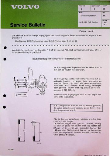Bulletin 240 Turbo B19, B21, EF Okt'83