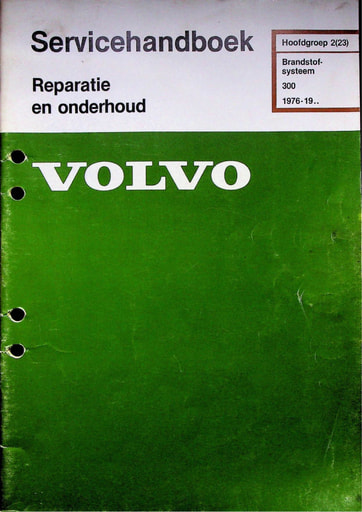 Rep  Onderh  Brandstofsysteem '76 '84