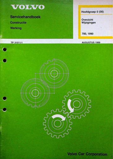 700 Serie Wijzigingen '90