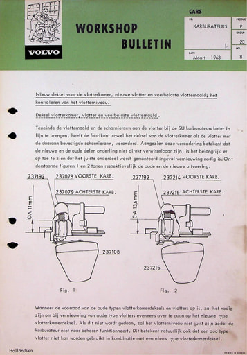 Bulletin SU carb '63