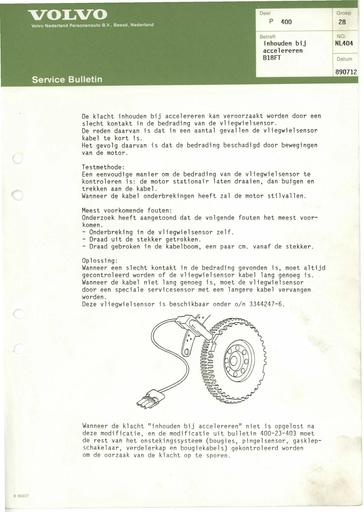 400 Bulletin Acceleratie B18FT Juli'89