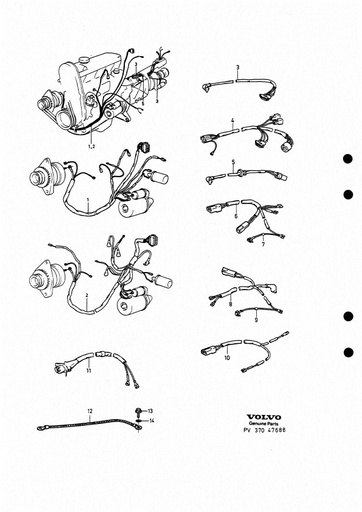 Kabelboom motor USA