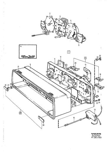 Instrumenten D24TIC, B280E, F  1987
