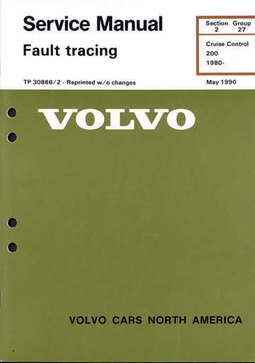 1980 1988 Cruise control