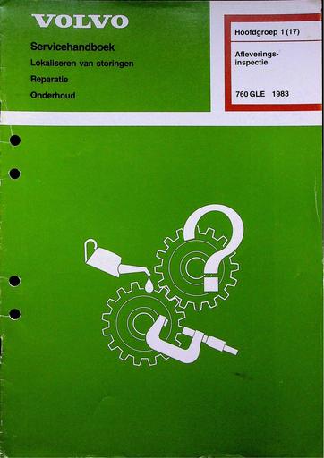 760 GLE '83 Afleveringsinspectie