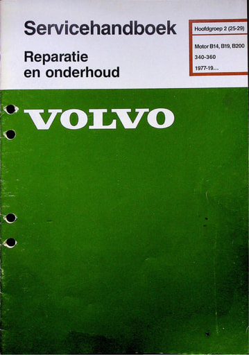 Rep  Onderh  B14, B19, B200 Bediening Carb  '77
