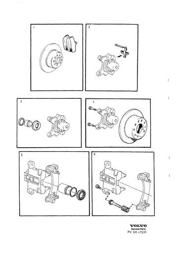 Achterrem Reparatiekit