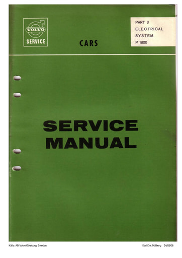 Manual Elektrisch systeem P 1800