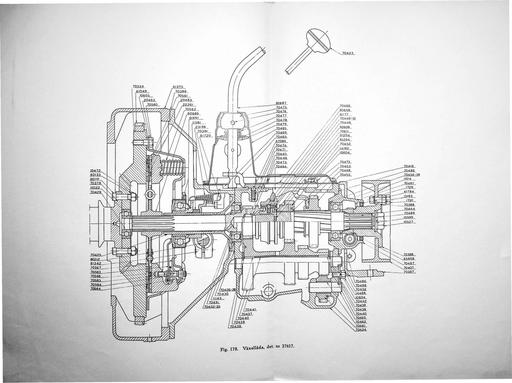 PV600 Tekening Versnellingsbak 27617