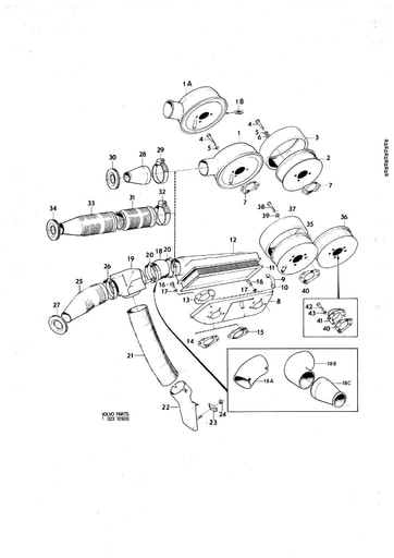 Luchtfilter B20A, B20B, B20D
