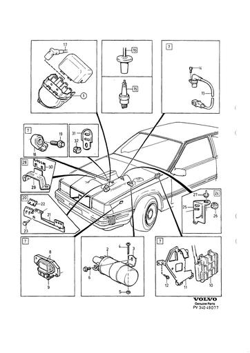B280 E, F Ontstekingssysteem