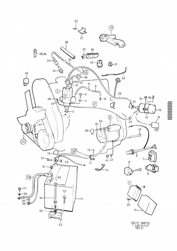 B17, B19, B21, B23 Power en startsysteem