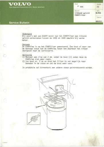 440 Bulletin Tikkend Evap filter Dec'89