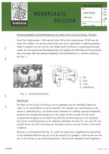 Bulletin Remvloeistofreservoir met ASB jan '68