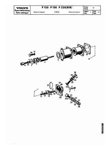 Startmotor relais 238830