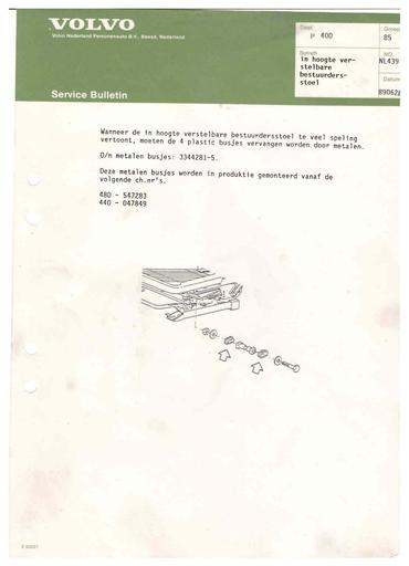 Bulletin 400 Bestuurdersstoel Juni'89