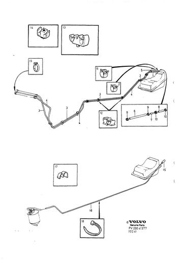Carb, DSL Brandstofleiding tank motor