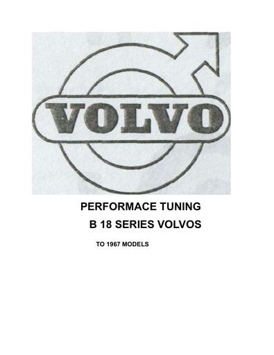 Tuning en prestaties B18 (Engels)