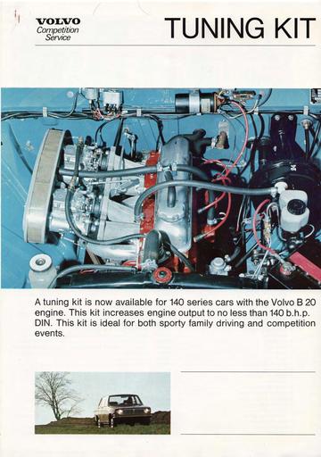 Competition Tuning kit B20 '70 (Engels)