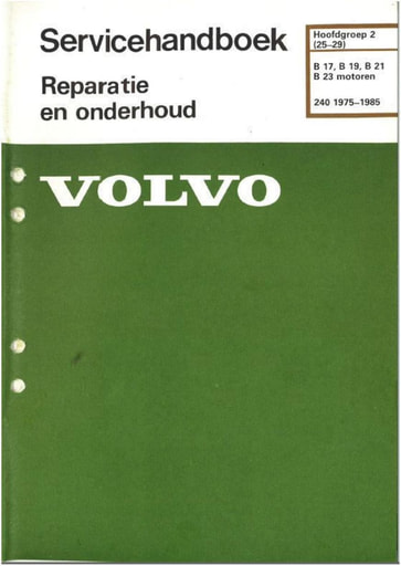 Rep  Onderh  B17, B19, B21, B23 '75 '85