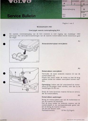 Bulletin 340 Ophanging B14 Aug'84
